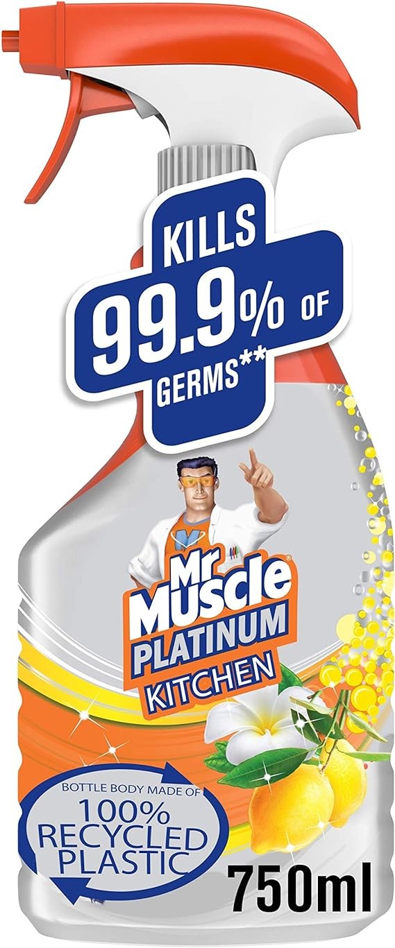 CONFETTIWOW Mr Muscle Platinum Kitchen Cleaner | 750ml