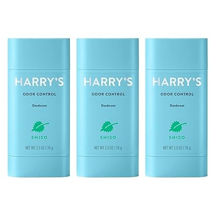 Harry's Men's Deodorant - Odor Control Deodorant - Aluminum-Free - Shiso (3 Count)