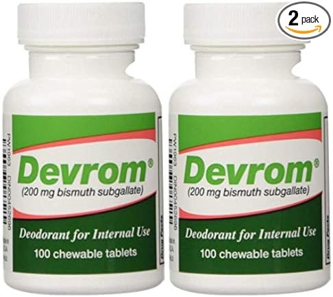 Tablets (Internal Deoderant)200MG 100chewable Tablets (2)